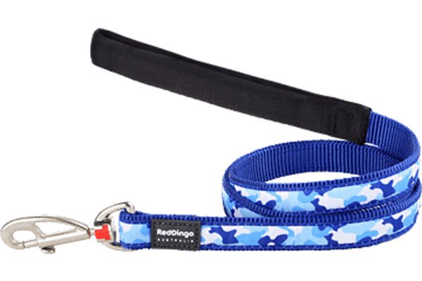 Red Dingo Kamuflaj Köpek Uzatma Tasması Lacivert 25 Mm