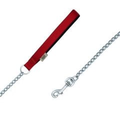 Doggie Comfort Dokuma Köpek Gezdirme Tasması Medium Kırmızı 2.5x110 Cm