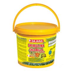 Dajana Spirulina ve Chlorella Flakes Akvaryum Balık Yemi 10 Lt 2 Kg