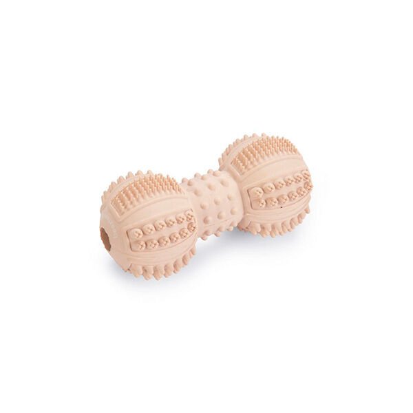 Beeztees Dambıl Şeklinde Yavru Köpek Diş Kaşıma Oyuncağı Pembe 9x4x4 Cm