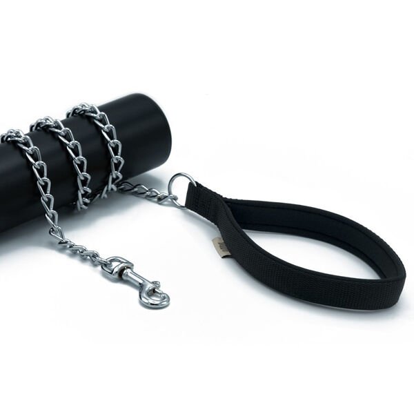 Doggie Comfort Dokuma Köpek Gezdirme Tasması Medium Siyah 3x110 Cm