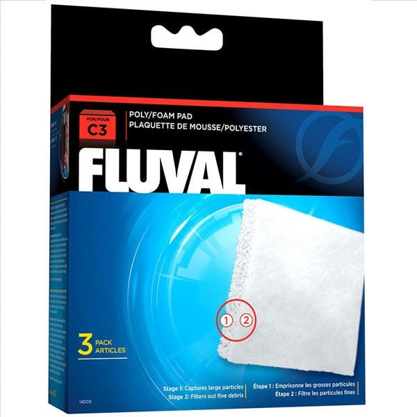 Fluval C3 Akvaryum Filtre Süngeri 3 Adet