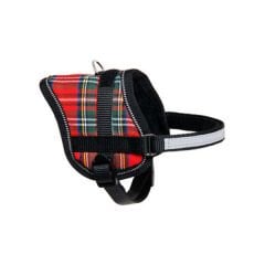 Flamingo Eeny Mini Köpek Göğüs Tasması Ekose 36-46 Cm