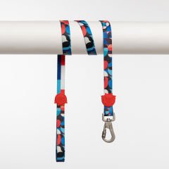 Lindo Dogs Red Line Köpek Gezdirme Kayışı Kırmızı/Mavi Small