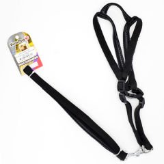 Euro Dog Köpek Uzatma Tasması ve Göğüs Tasması Siyah 15 Mm 115 Cm