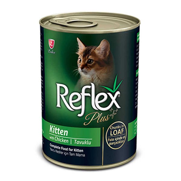 Reflex Plus Kitten Tavuklu Konserve Yavru Kedi Maması 400 Gr