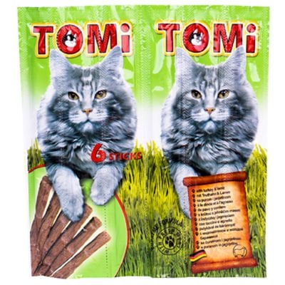 Tomi Kuzu ve Hindili Stick Kedi Ödül Maması 6x5 Gr