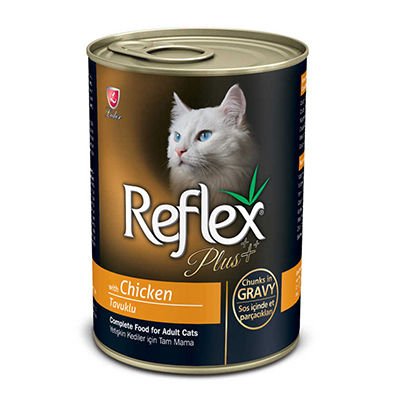 Reflex Plus Tavuklu Konserve Yetişkin Kedi Maması 400 Gr