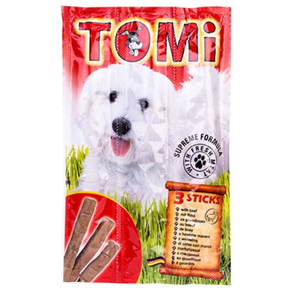 Tomi Sığır Etli Stick Köpek Ödül Maması 3x10 Gr