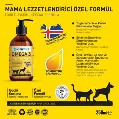 OneVet Omega 3 Kedi ve Köpekler İçin Bağışıklık Destekleyici Balık Yağı 250 Ml