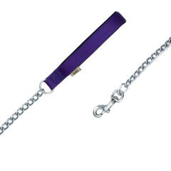 Doggie Comfort Dokuma Köpek Gezdirme Tasması Medium Mor 3.5x110 Cm