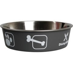 Flamingo Bella Kedi ve Köpek Mama Kabı Gri 14 Cm