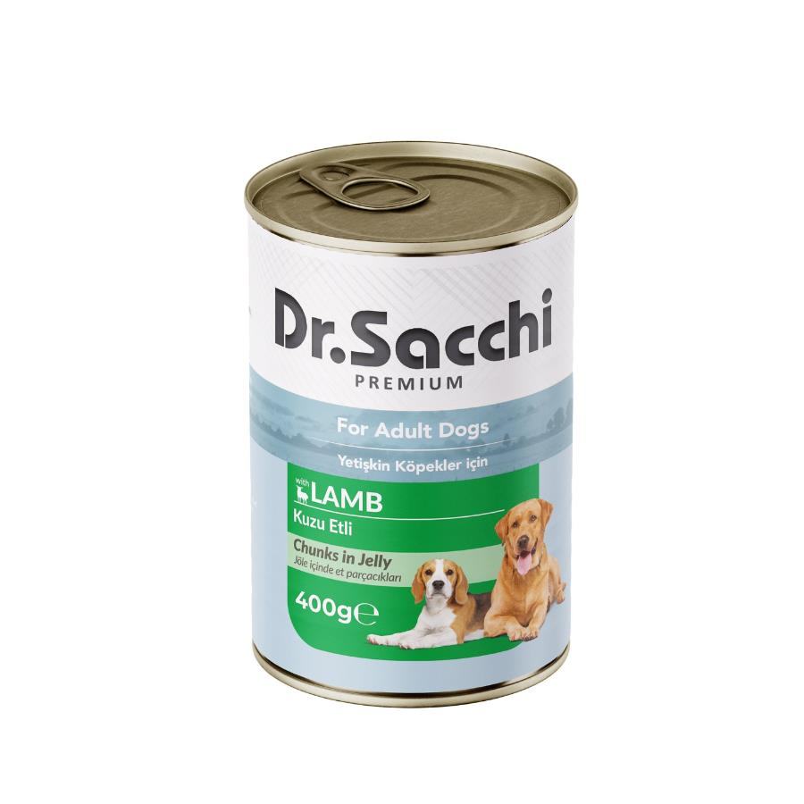 Dr. Sacchi Kuzu Etli Köpek Konservesi 400 Gr