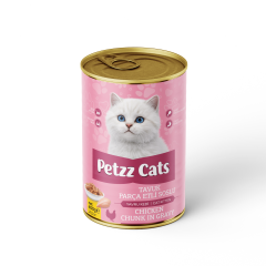 PetzzCats Tavuk Etli Yavru Kedi Konservesi 400 Gr 1 Adet