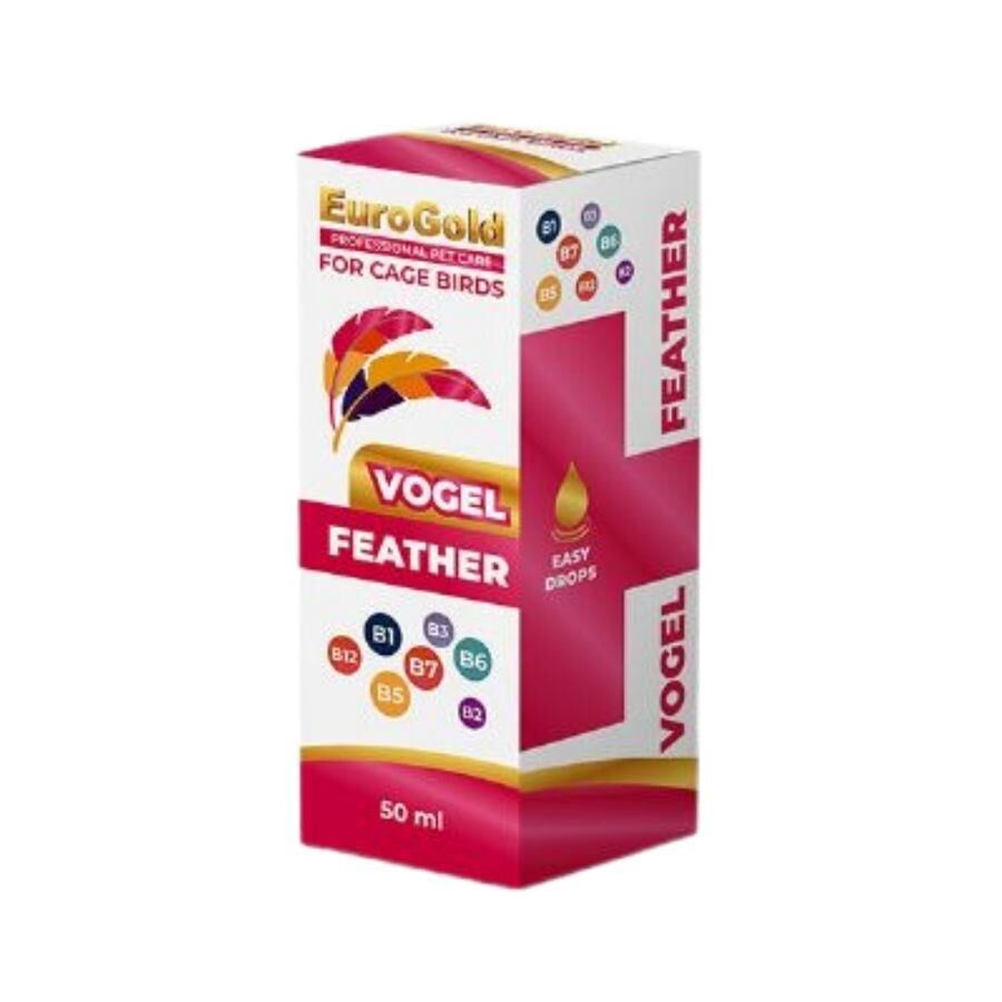 EuroGold Vogel Feather Kuşlar İçin Tüy Bakım Destekleyici Damla 50 Ml