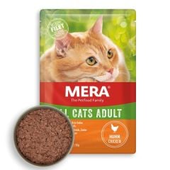 Mera Tahılsız Tavuklu Pouch Yetişkin Konserve Kedi Maması 85 Gr