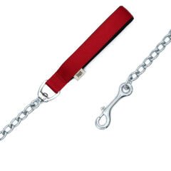 Doggie Comfort Dokuma Köpek Gezdirme Tasması Medium Kırmızı 4.5x80 Cm