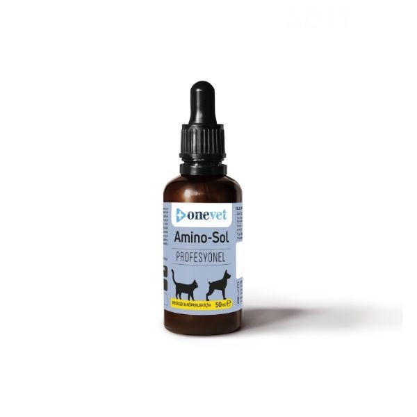 OneVet Amino-Sol Kedi ve Köpekler İçin Gelişim Destekleyici Damla 50 Ml