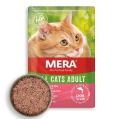 Mera Tahılsız Somonlu Pouch Yetişkin Konserve Kedi Maması 85 Gr