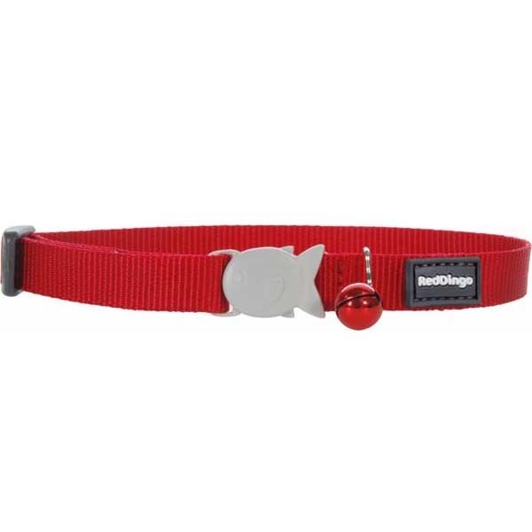 Red Dingo Klasik Kirmizi Kedi Boyun Tasmasi 12mm