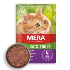 Mera Tahılsız Ördekli Pouch Yetişkin Konserve Kedi Maması 85 Gr