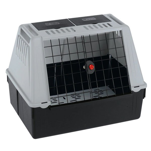 Feplast Atlas Car 80 Küçük ve Orta Irk Araç İçi Köpek Taşıma Çantası Gri 82x51x61 Cm