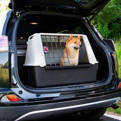 Feplast Atlas Car 80 Küçük ve Orta Irk Araç İçi Köpek Taşıma Çantası Gri 82x51x61 Cm