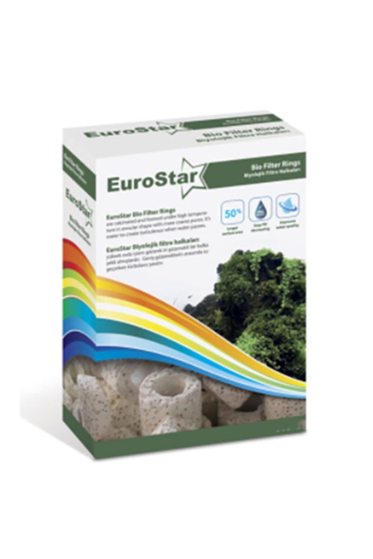 EuroStar Bio Filter Ring Beyaz 500 Ml