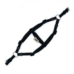 Doggie Comfort Dokuma Ronin Köpek Göğüs Tasması Xxsmall Siyah 1x30-35 Cm