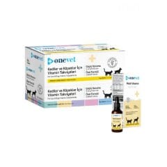 OneVet Multi Vitamin Kedi ve Köpekler İçin Kemik ve Kas Güçlendirici Vitamin Takviyesi 50 Ml