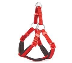 Doggie Comfort Dokuma Ronin Köpek Göğüs Tasması Xxsmall Kırmızı 1x30-35 Cm