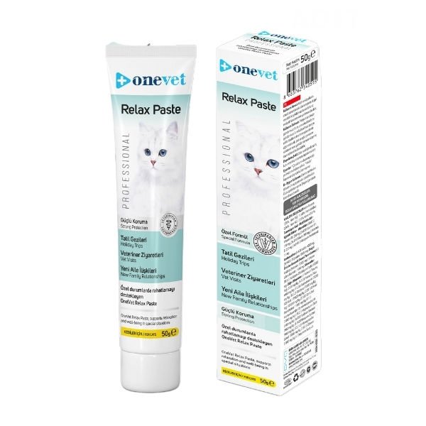 OneVet Relax Paste Stres Ve Anksiyete Azaltıcı Kedi Maltı 50 Gr