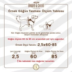 Doggie Comfort Dokuma Ronin Köpek Göğüs Tasması Xxsmall Turuncu 1x30-35 Cm