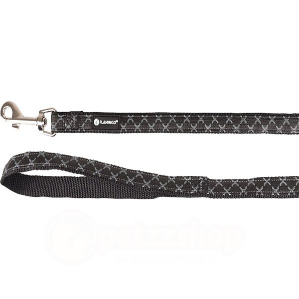 Flamingo Odin Köpek Gezdirme Kayışı Siyah 120 Cm 15 Mm