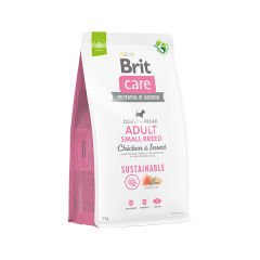 Brit Care Sustainable Tavuklu ve Böcek Proteinli Küçük Irk Yetişkin Köpek Maması 7 Kg