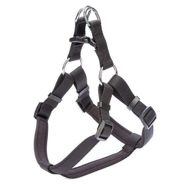 Doggie Comfort Dokuma Ronin Köpek Göğüs Tasması Large Siyah 2x55-65 Cm