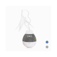 Catit Pixi Spinner Kediler için Akıllı Oyuncak Beyaz/Gri