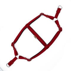 Doggie Comfort Dokuma Ronin Köpek Göğüs Tasması Large Kırmızı 2x55-65 Cm