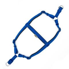 Doggie Comfort Dokuma Ronin Köpek Göğüs Tasması Large Mavi 2x55-65 Cm