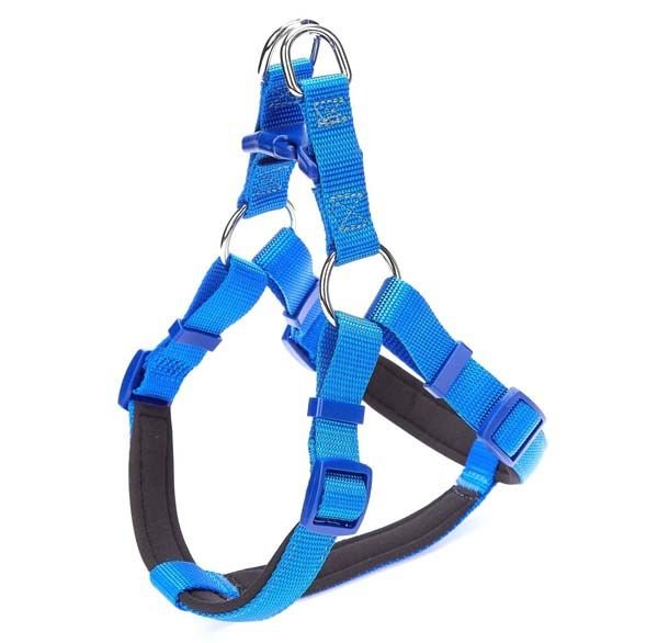 Doggie Comfort Dokuma Ronin Köpek Göğüs Tasması Large Mavi 2x55-65 Cm