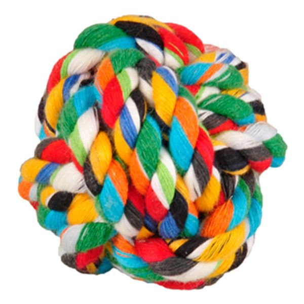 Flamingo Renkli Pamuk Top Köpek Oyuncağı 5.5 Cm
