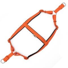 Doggie Comfort Dokuma Ronin Köpek Göğüs Tasması Large Turuncu 2x55-65 Cm