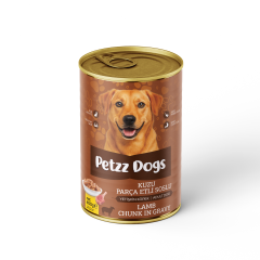 PetzzDogs Kuzu Etli Yetişkin Köpek Konservesi 400 Gr 1 Adet