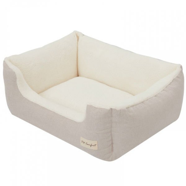 Pet Comfort Echo Mirandus Köpek Yatağı Krem Large 70x90 Cm