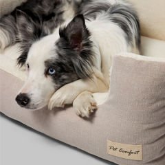 Pet Comfort Echo Mirandus Köpek Yatağı Krem Large 70x90 Cm