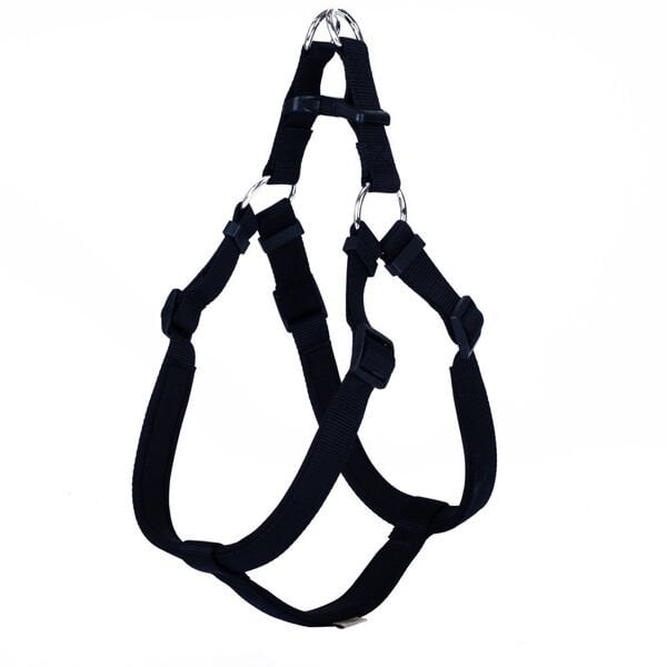 Doggie Comfort Dokuma Ronin Köpek Göğüs Tasması Xlarge Siyah 2.5x65-75 Cm