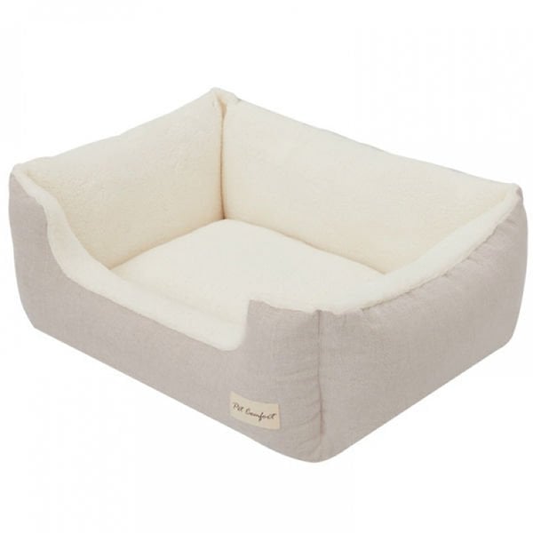 Pet Comfort Echo Mirandus Köpek Yatağı Krem Medium 60x80 Cm