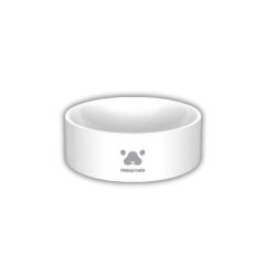 Pawgether Bowl 1S Plastik Kedi ve Köpek Mama ve Su Kabı 850 Ml 19.6x19.6x8.6 Cm Beyaz