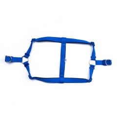 Doggie Comfort Dokuma Ronin Köpek Göğüs Tasması Xlarge Mavi 2.5x65-75 Cm