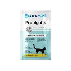 OneVet Sindirim ve Bağışıklık Güçlendirici Kediler için Probiyotik Saşe 1 Gr 1 Adet